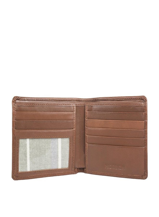 Hidesign Men's Leather Wallet (21036 Rf, Tan) - Image 3